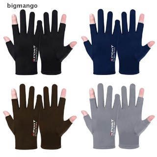 [bigmango] ถุงมือ ผ้าเรยอน ระบายอากาศ กันแดด เหมาะกับฤดูร้อน สําหรับผู้ชาย พร้อมส่ง
