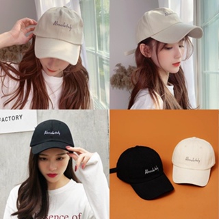 Cap_Absolutely Hat หมวกแก็ป ลายปัก มีหลายสี ราคาถูก พร้อมส่ง