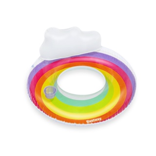 Bestway(เบสเวย์) แพเป่าลม Rainbow Dreams™ Swim Tube 1.07 m Toy Smart
