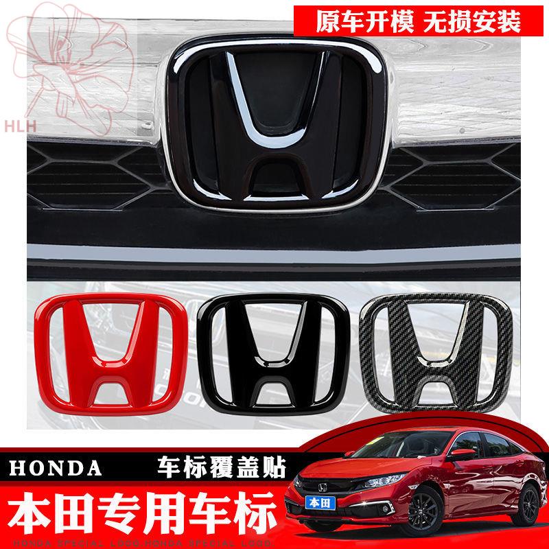 ใช้ได้กับป้ายรถ-honda-accord-รุ่นที่-10-civic-crv-haoying-crown-road-fit-yingshi-หัวสีแดงการปรับเปลี่ยนป้ายดำ