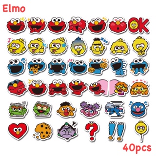 สติ๊กเกอร์ Elmo 399 เอลโม่ 40ชิ้น Sesame Street สติ้กเกอร์ Muppet แอลโม่ เอลโม ตุ๊กตา แอลโม่ ตุ๊กตา เอล แอล โม่ โม elmo