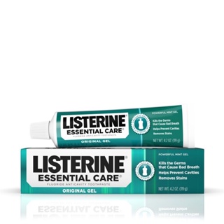 พร้อมส่ง🛒Exp 11/2024 🌬️ยาสีฟัน Listerine essential care original gel 119g.