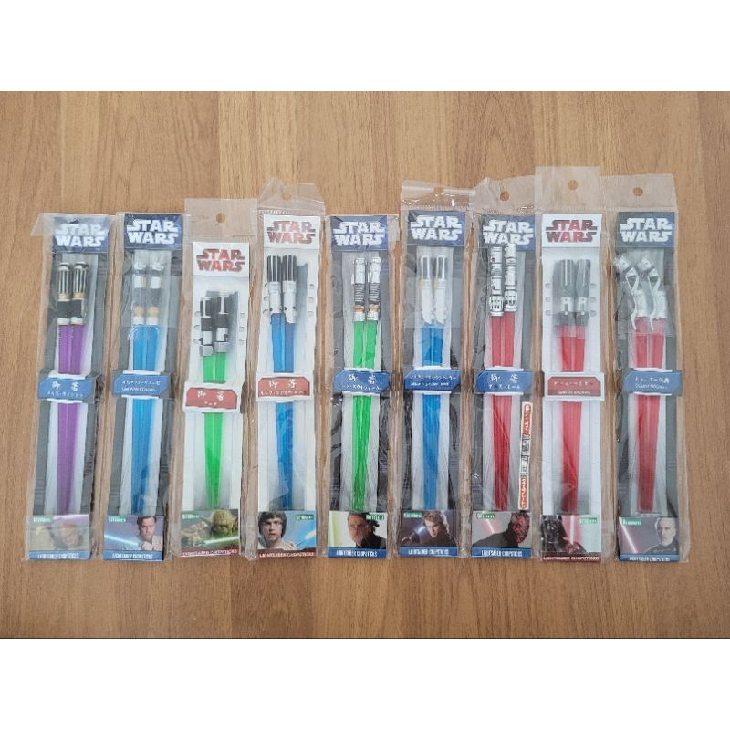 star-wars-lightsaber-chopstick-งานปี-2009-2011-แท้100-หายากมากครบชุด