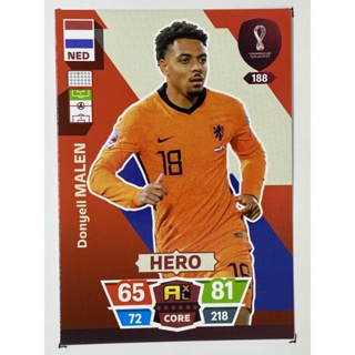 การ์ดนักฟุตบอล Donyell Malen ฟุตบอลโลก world cup 2022 การ์ดสะสม Netherlands การ์ดนักเตะ เนเธอร์แลนด์ ฮอลแลนด์