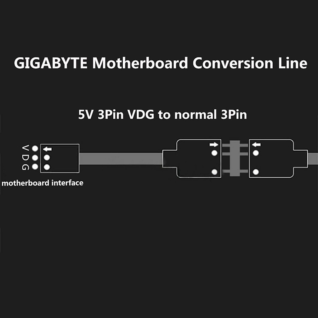 สายแปลง-convert-gigabyte-vdg-to-5v3pin-5v3pin-rgb-vdg-conversion-line-cable-connector-for-gigabyte-motherboard-parts