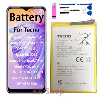 แบตเตอรี่ Tecno Spark 5 Air (BL-49FT) แบต Tecno Spark 5 Air / CD7 KD6A BC2 KE5 KD7 KE5J KE5K Battery BL-49FT 5000mAh