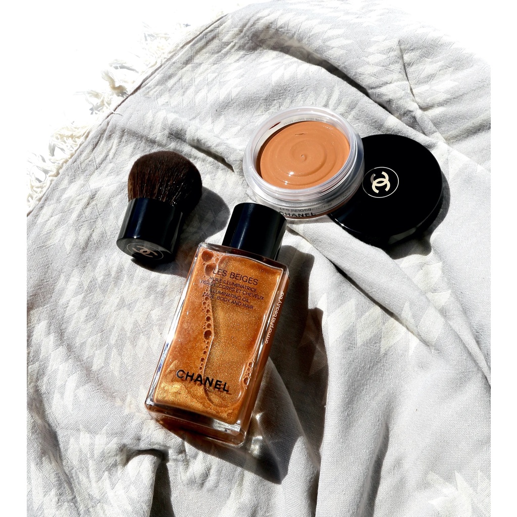 beauty-siam-แท้ทั้งร้าน-แบ่งขายออยลิมิเตดชาแนล-chanel-les-beiges-illuminating-oil-face-body-and-hair-10-ml
