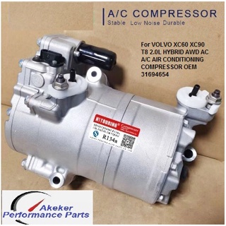 For VOLVO XC60 XC90 T8 2.0L HYBRID AWD AC A/C AIR CONDITIONING COMPRESSOR OEM 31694654 36013037 36012932