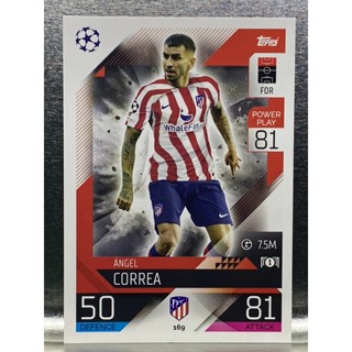 Angel Correa การ์ดนักฟุตบอล 22/23 การ์ดสะสม Atletico de madrid แอตมาดริด การ์ดนักเตะ แอตเลติโก้ มาดริด