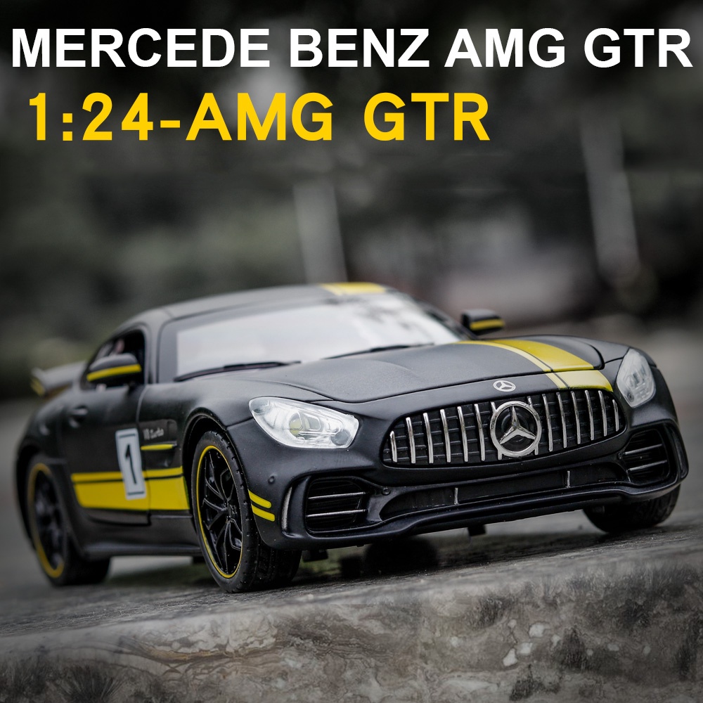 จัดส่งภายใน24ชั่วโมง-โมเดลรถ-mercedes-benz-gtr-amg-car-model-1-24