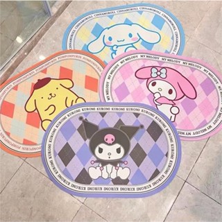 MENG NI พรมสุนัขอบเชย, พรมปูพื้น Sanrio, พรมผ้าเทคโนโลยีการ์ตูน, พรมดูดซับและแห้งเร็วในห้องน้ำ, พรมห้องน้ำ