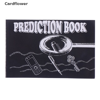 <Cardflower> New Prediction Book Magic Trick Magic Props Stage Close Up Street Accessories On Sale
