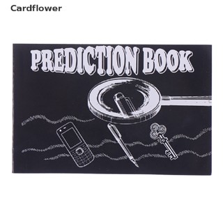 <Cardflower> New Prediction Book Magic Trick Magic Props Stage Close Up Street Accessories On Sale