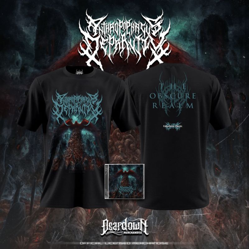 เสื้อยืด + เสื้อยืดซีดี ANTHROPOPHAGUS DEPRAVITY - OBSCURE | Shopee ...