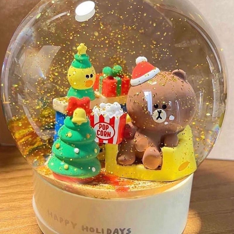 พร้อมส่ง Line Friends Christmas Snow Globe สโนว์บอลไลน์เฟรนด์ | Shopee ...