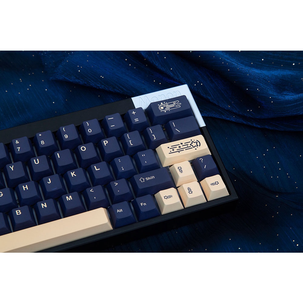 GMKWTL XVX Cute White Cat Keycaps, Mao Profile, 140 Keys, PBT Material, Dye-Sublimated, Compatible With 60% 75% 96% 100% Cherry Gateron MX Switches
