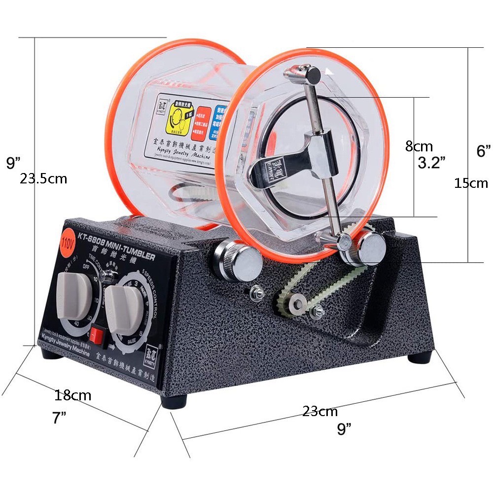 เครื่องร่อนถังใส-เครื่องร่อนขัดเงาจิวเวลรี่-รุ่น-kt-6808-jewelry-tumbler-polisher