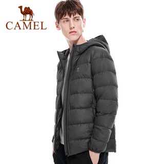 Camel เสื้อแจ็กเก็ต เสื้อฮู้ดดี้ กันความร้อน สําหรับผู้ชาย