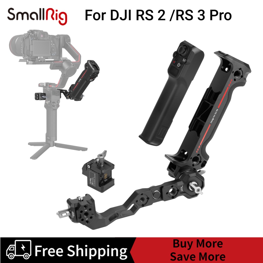 SmallRig Wireless Control Handle for DJI RS 2 / RS 3 Pro, Foldable ...