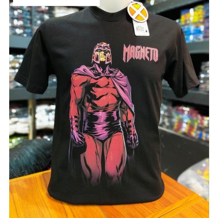 เสื้อยืดmarvel-ลิขสิทธิ์แท้-ลาย-magneto-สีดำ-mvx-339