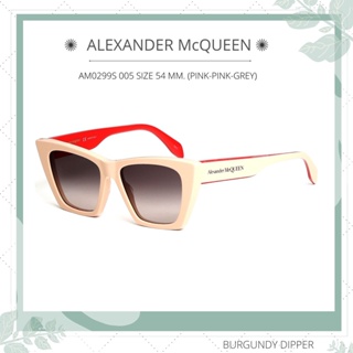 แว่นกันแดด ALEXANDER MCQUEEN :  AM0299S 005 sz.54 (Pink-Pink-Grey)