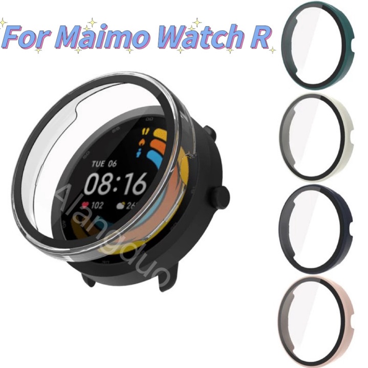 สําหรับ-maimo-watch-r-เคส-pc-กระจกนิรภัยกันรอยหน้าจอ-แบบเต็ม-กันชน-เคสสําหรับผู้หญิง-ผู้ชาย-นาฬิกาสมาร์ท