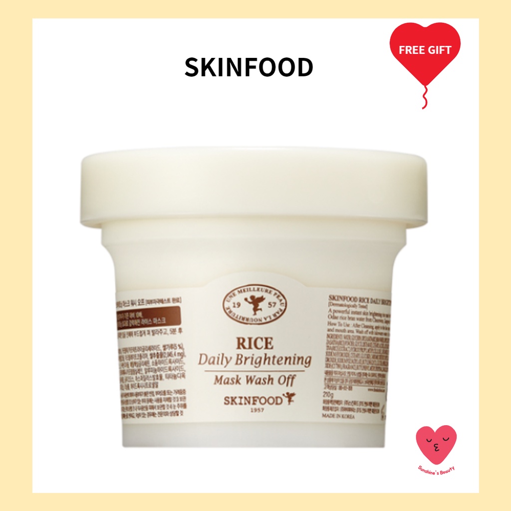 skinfood-มาสก์ข้าว-ทําความสะอาดผิวหน้า-ทุกวัน-210-กรัม