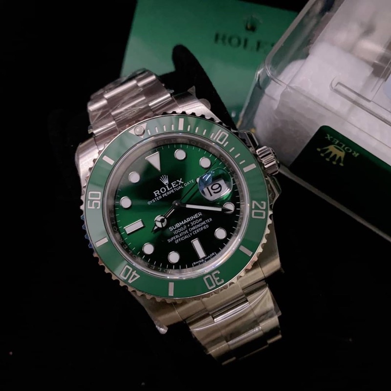 นาฬิกา-rolex-submarine-swiss-1-1-ew-v2-เน้นใส่สลับแท้ครับ-งานสวยมากๆครับ