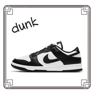 ภาพหน้าปกสินค้า（ยิงจริง） ของแท้ 100% แนะนำ  Nike Dunk Low Retro \"White Black\" ซึ่งคุณอาจชอบราคาและรีวิวของสินค้านี้