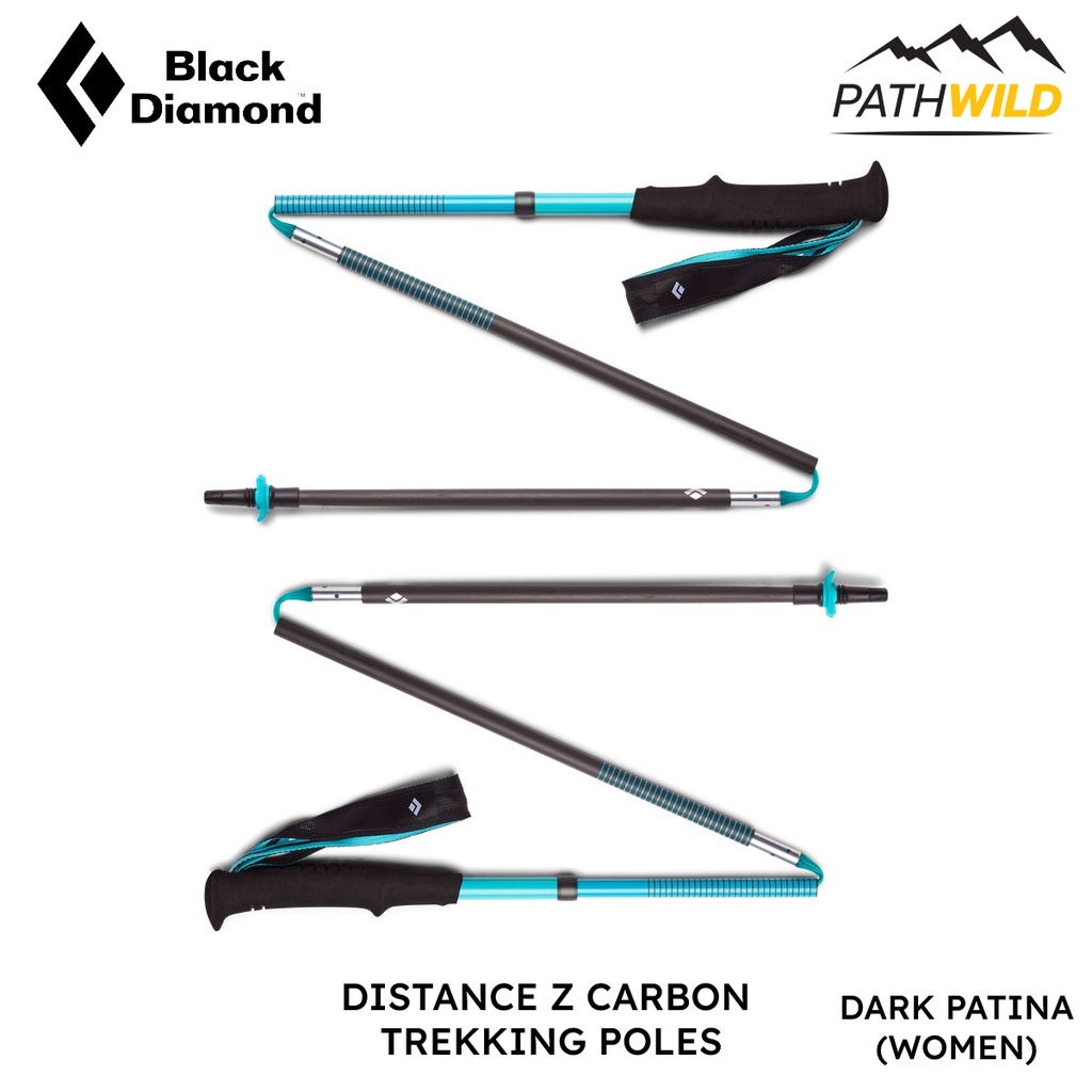 BLACK DIAMOND DISTANCE CARBON Z TREKKING POLES ไม้เท้าวัสดุคาร์บอน  น้ำหนักเบา พับเก็บได้เล็ก กางง่าย เก็บง่าย