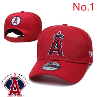 หมวกเบสบอล MLB LOS ANGELS ANGELS ปีกแบน หมวกฮิปฮอป หมวกกันแดด ปรับได้ สไตล์เกาหลี 10 สไตล์ SFJB