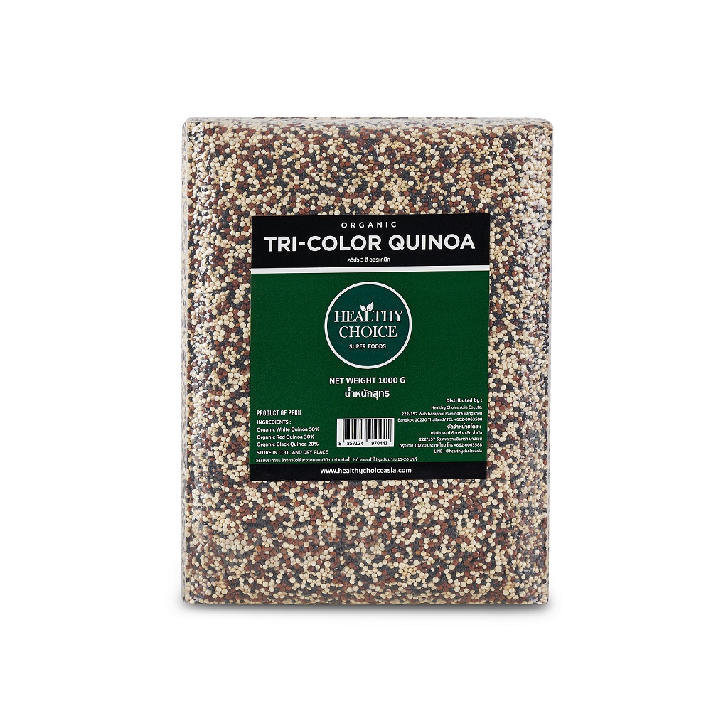 ภาพหน้าปกสินค้าHEALTHY CHOICE ควินัว 3 สีออร์แกนิค Organic Tricolor Quinoa 1000 g แจกคูปองลดเพิ่ม 3-5%+จัดส่งฟรี จากร้าน nutchaming บน Shopee