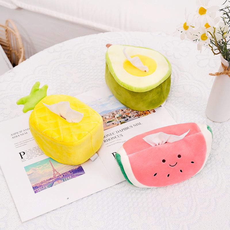 soft-cute-plush-toy-plush-tissue-box-fashion-home-tissue-box-plush-fruit-napkin-holder-car-portable-tissue-box-kitchen