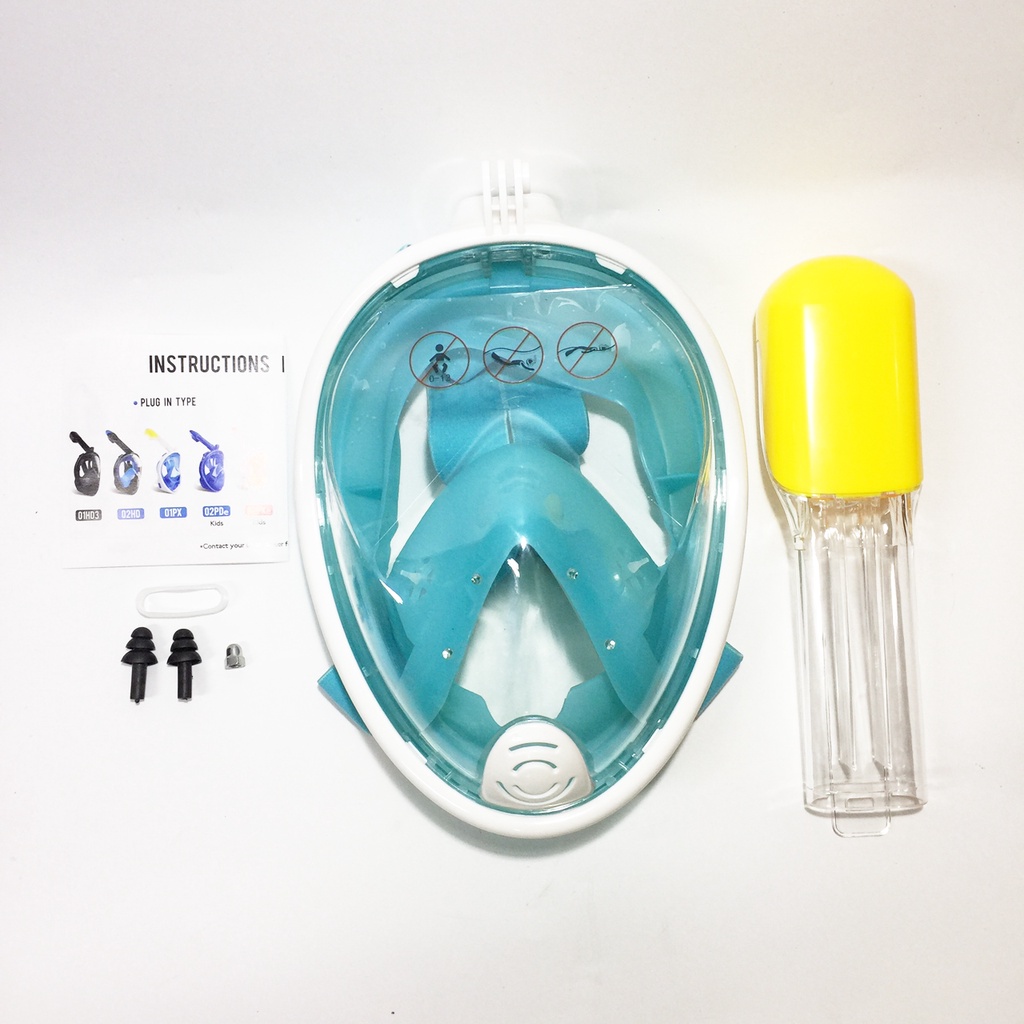 ภาพสินค้าหน้ากากดำน้ำเต็มหน้า หายใจใต้น้ำได้ พร้อมส่งจากไทย จากร้าน sb.sports บน Shopee ภาพที่ 4
