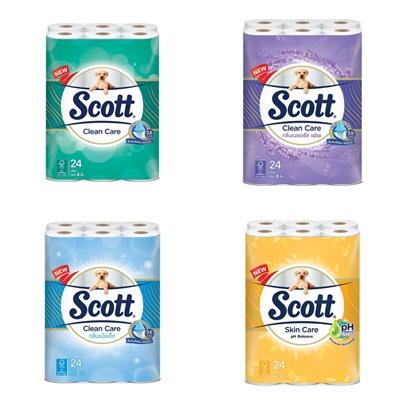 Scott Skin Care pH balance สก๊อตต์ สกินแคร์ รักษาสมดุลค่าpH กระดาษชำระ ...