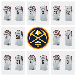 2022-2023 Denver Nuggets เสื้อบาสเก็ตบอลเสื้อยืดผู้ชาย NBA Jersey