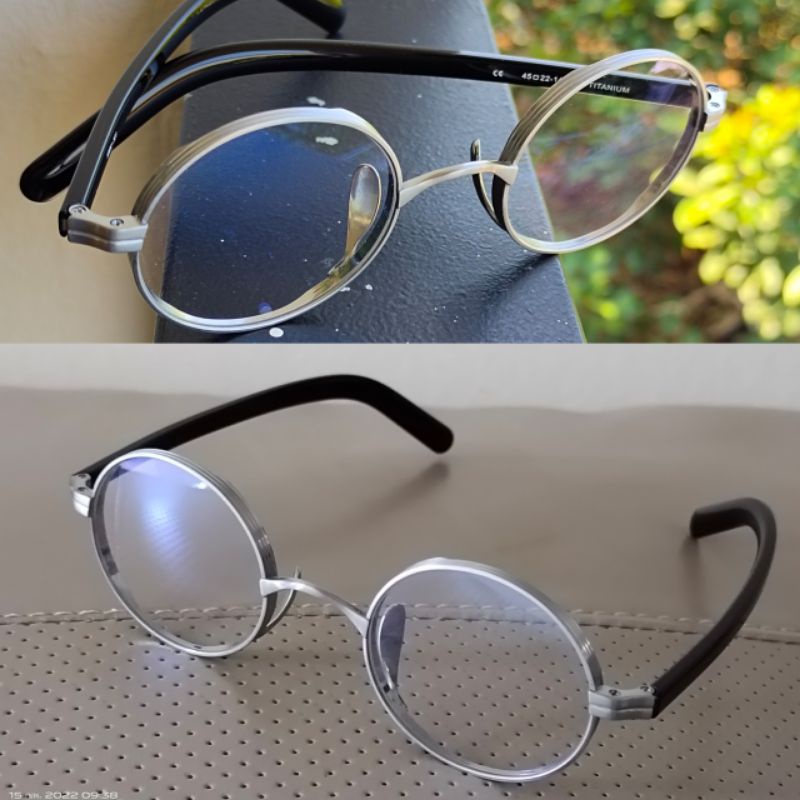 กรอบแว่นตาไทเทเนียม-ผสม-กลมjapan-vintage-b-titanium-สำหรับ-แว่นสายตาสั้น-สายตายาว