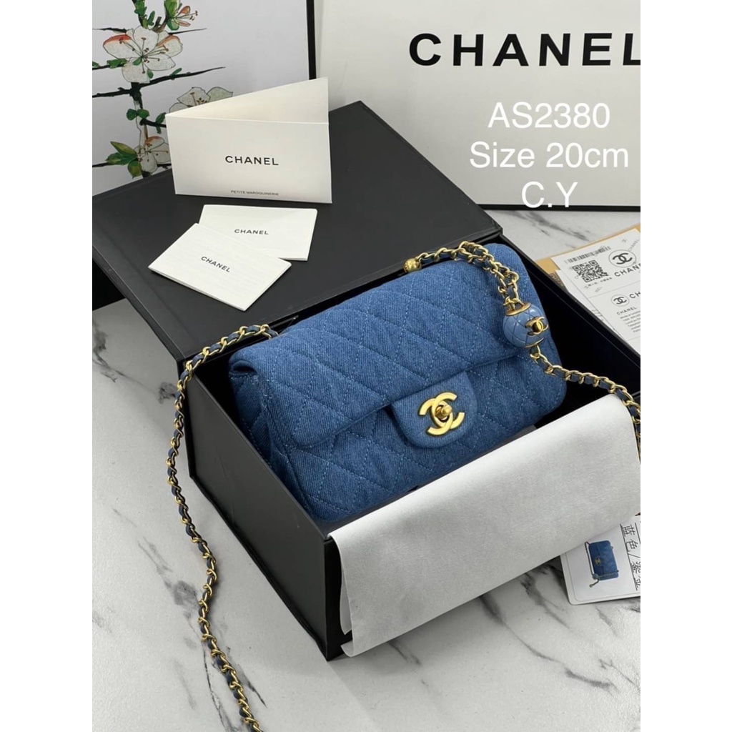 พร้อมส่งทันที-กระเป๋าชาแนลใบเล็กน่ารักมากchanel-ขนาด8นิ้ว