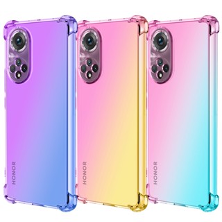 เคสโทรศัพท์ซิลิโคน TPU ใส แบบนิ่ม ไล่โทนสี กันกระแทก สําหรับ HUAWEI Nova 10 9 8 Pro 5G 10SE 9SE