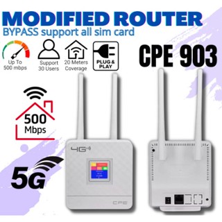 CPF903 3G 4G ฮอตสปอตแบบพกพา LTE WiFi เราเตอร์ พอร์ต Wan/LAN เสาอากาศภายนอกคู่ ปลดล็อกเราเตอร์ CPE ไร้สาย ช่องใส่ซิมการ์ด