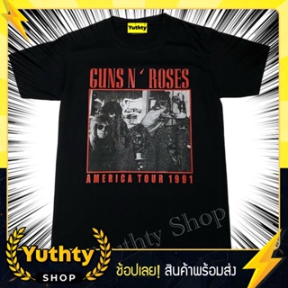 เสื้อยืด เสื้อวง Guns n Roses แฟชั่นวินเทจ90 ไม่มีตะเข็บข้าง ใส่ได้ทั้งชายและหญิง_14