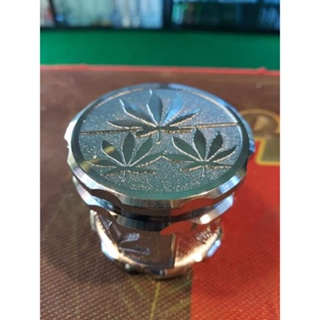 #พร้อมส่งในไทย Silver weed steel grinder 4 part