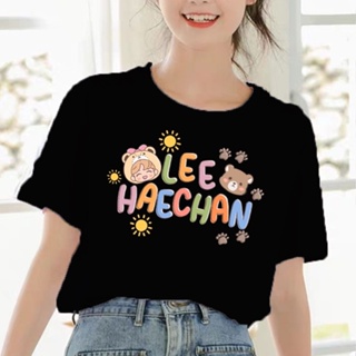 Nct Dream T-Shirt Writing Haechan Jaemin Kpop Korean Women Girls Jumbo Oversize Short Sleeve Mark Jeno Jisung Chenle Ren
