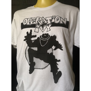 เสื้อยืดเสื้อวงนำเข้า Operation Ivy Rancid Tim Armstrong Transplants Ska Punk Rock Style Vitage T-Shirt Gildan_19