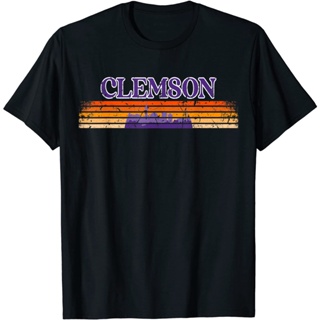 Retro Clemson SC 80s Grunge Vintage T-Shirt For Adult