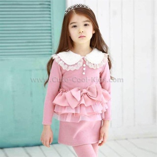 Dress-1269 กระโปรงเด็กแฟชั่นเด็กเกาหลี Size-120 (5-6Y)