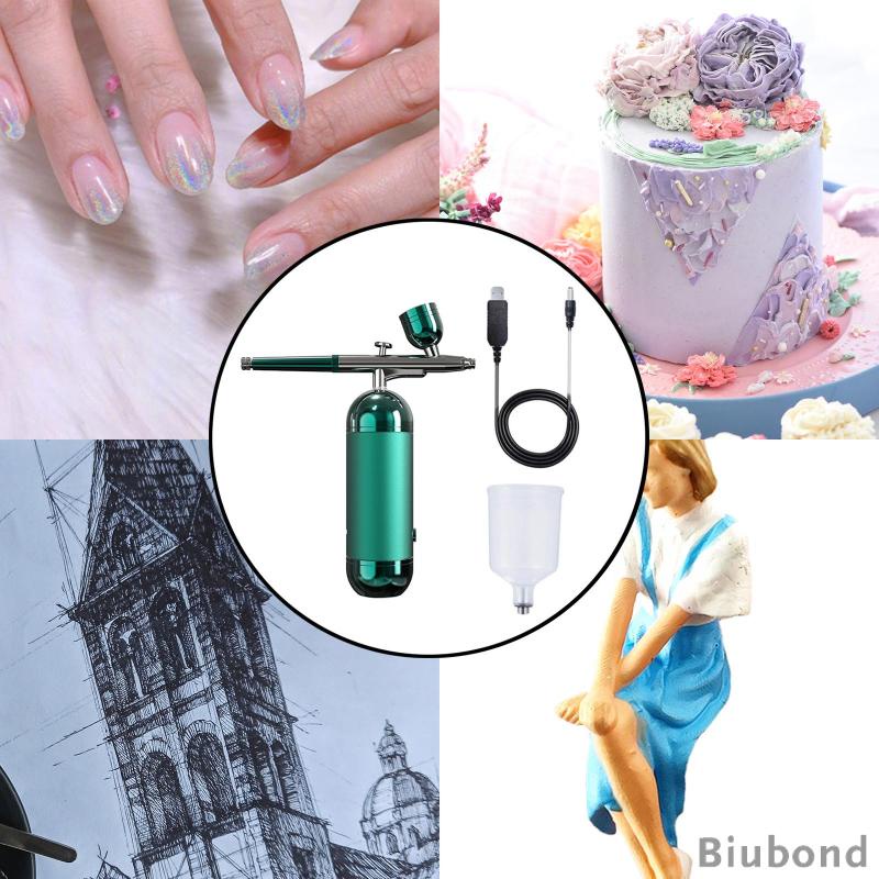 biubond-ชุดแอร์บรัช-ปั๊มลม-แบบพกพา-อุปกรณ์เสริม-สําหรับตกแต่งเล็บ-diy