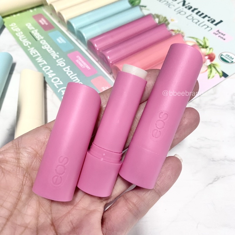 แท้-eos-lip-balm-ของแท้-จาก-usa-gt-gt-แยกขายจากเซ็ตใหญ่-lt-lt-ลิปไข่บำรุงริมฝีปากในรูปแบบแท่งสุดแสนน่ารัก