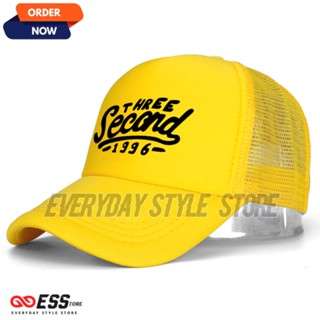 Three Second 1996 Trucker หมวกตาข่าย คุณภาพดี สีครบ