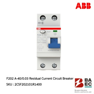 ABB F202 A-40/0.03 Residual Current Circuit Breaker